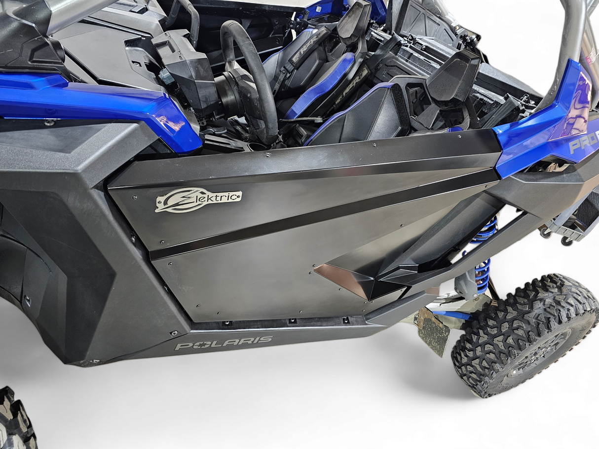 2020 to 2024 Polaris RZR Pro XP/Pro R/Turbo R Amp Door Skins (2 Seat) www.elektricoffroad.com