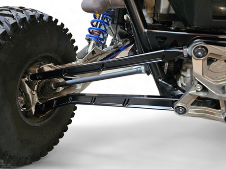 2022 to Current Polaris RZR Pro R, Pro S, Turbo R High Clearance Radius Rods in Black Finish www.elektricoffroad.com