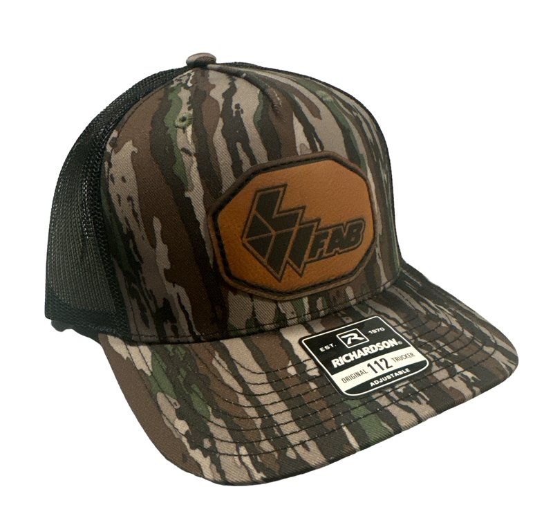 L&W Logo Snapback Hat- Leather Patch