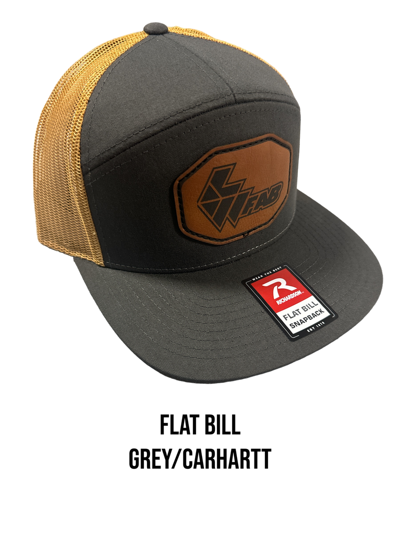 L&W Logo Snapback Hat- Leather Patch