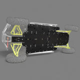 Polaris RZR XP 1000 Full Skid Plate (2 Seater)
