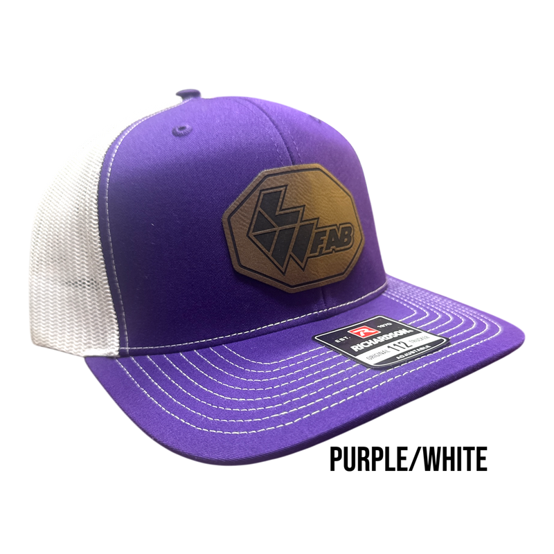 L&W Logo Snapback Hat- Leather Patch