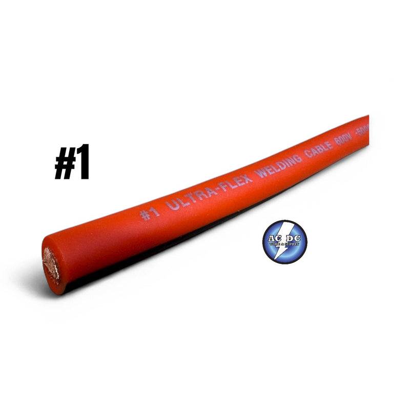 #1 AWG Ultra Flex Welding Cable Rugged Jacket Orange 600V (PER FOOT) whip