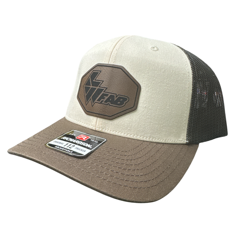 L&W Logo Snapback Hat- Leather Patch