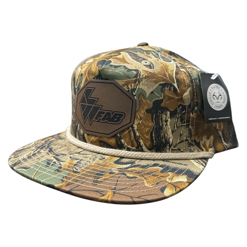 L&W Logo Snapback Hat- Leather Patch