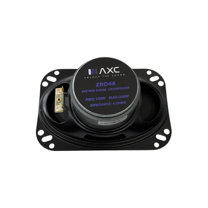 Audio Xtreme Code AXC-ZRO46 | 4"x6" 100W RMS Midrange Speakers (Pair) Audio Xtreme Code