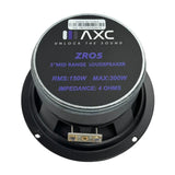 Audio Xtreme Code AXC-ZRO5 | 5.25" 150W RMS Midrange Speaker (Single) Audio Xtreme Code