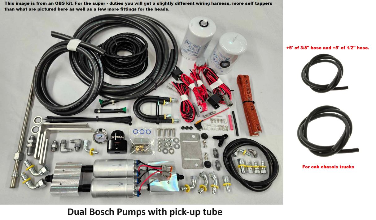 Marty's Diesel Super Duty Dual Bosch Fuel Kit Marty's Diesel