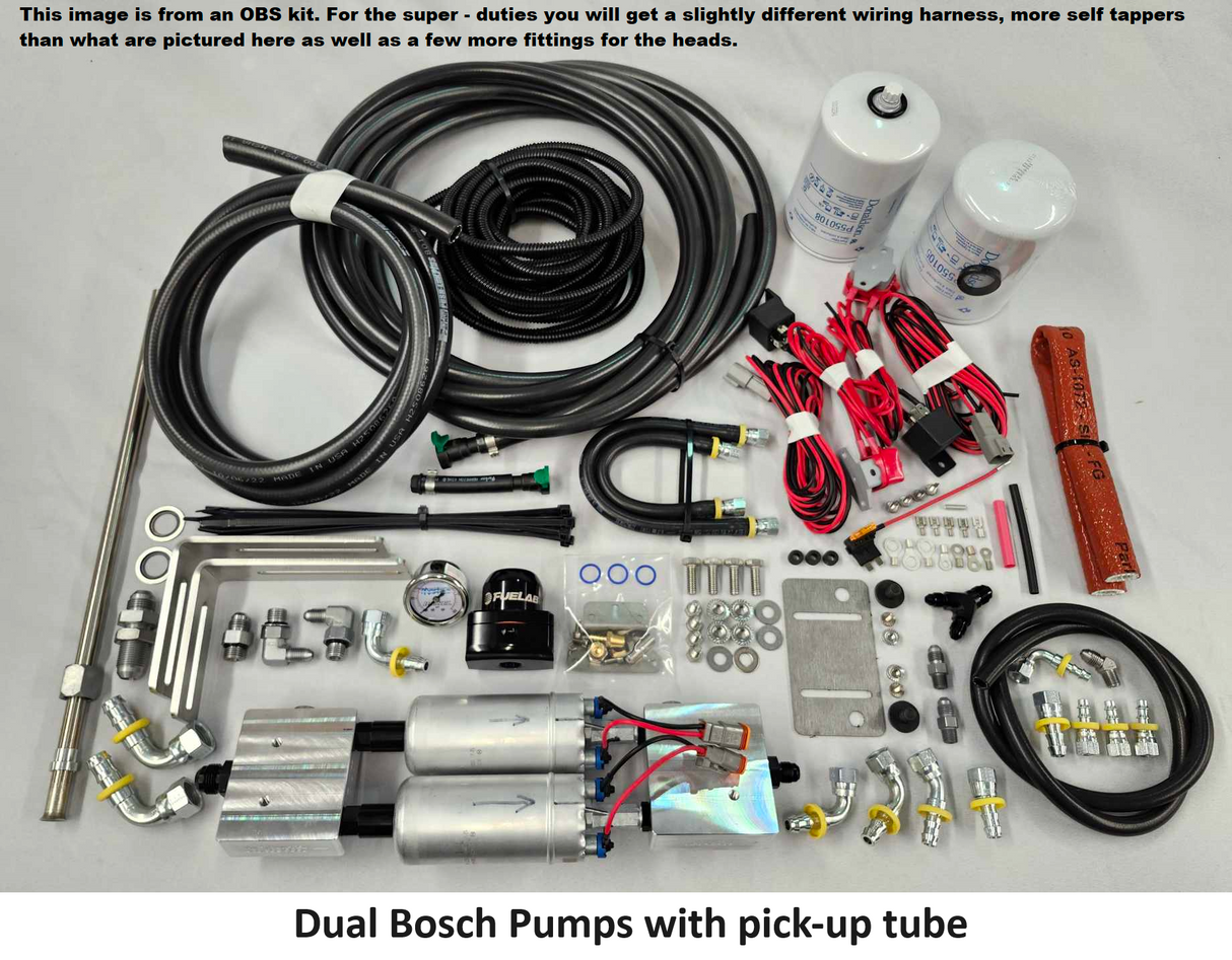 Marty's Diesel Super Duty Dual Bosch Fuel Kit Marty's Diesel