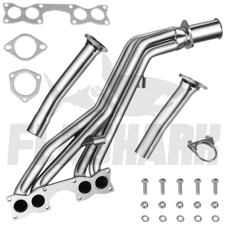 Exhaust Headers for 1990-1995 Nissan Hardbody D21 Pickup 2.4L 4WD Flashark