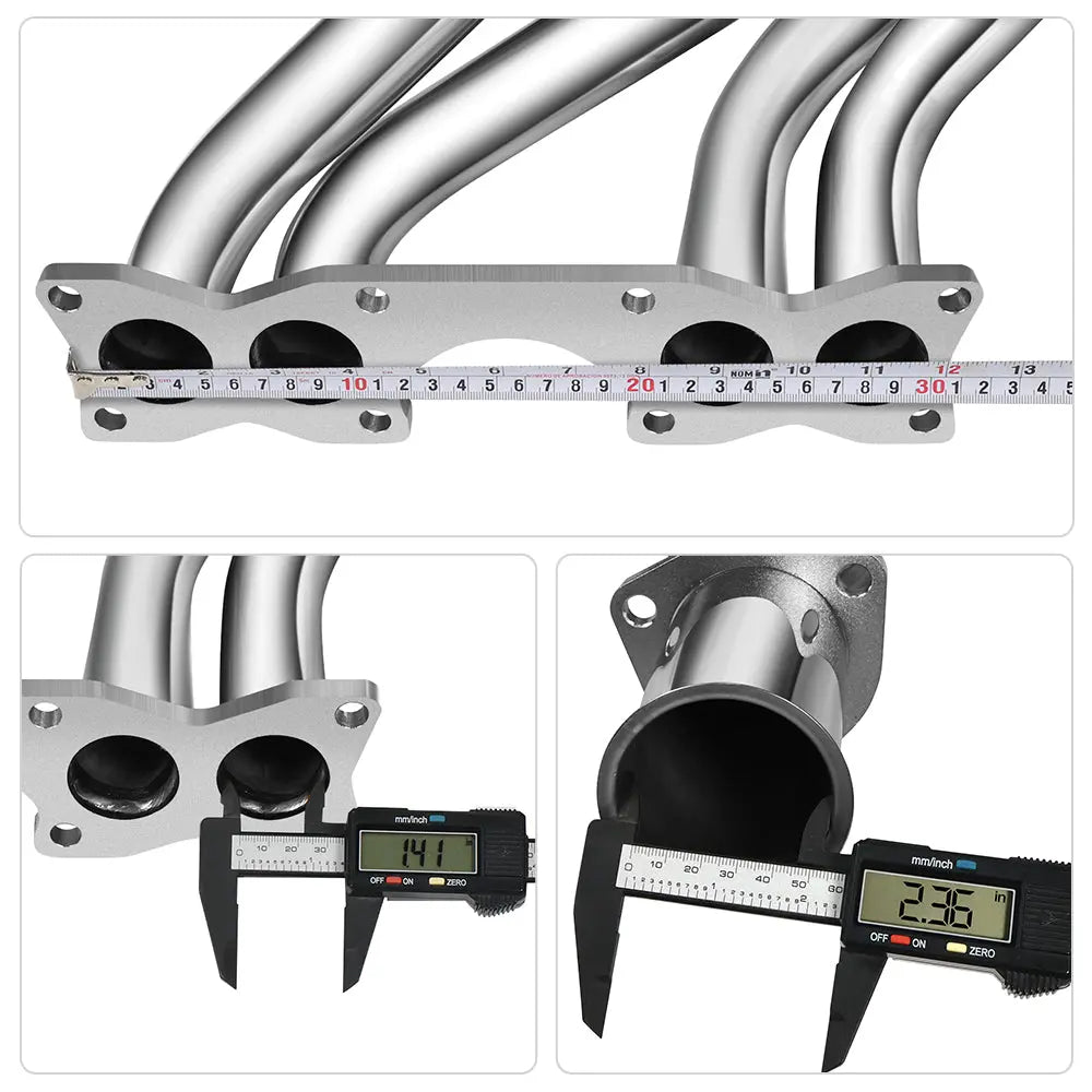 Exhaust Headers for 1990-1995 Nissan Hardbody D21 Pickup 2.4L 4WD Flashark