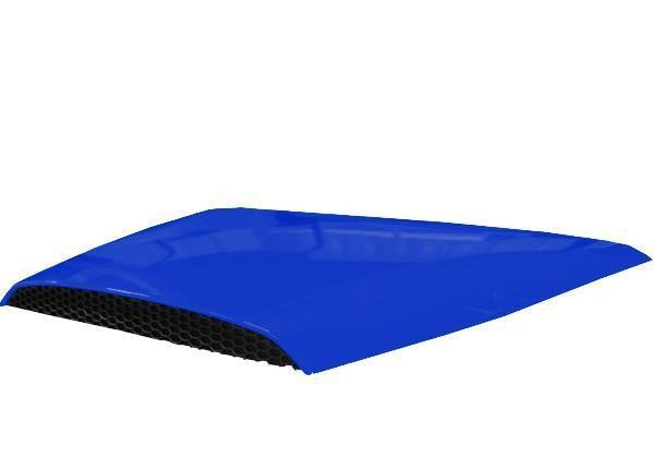 Madjax Blue Alpha Series Hood Scoop for Club Car Precedent