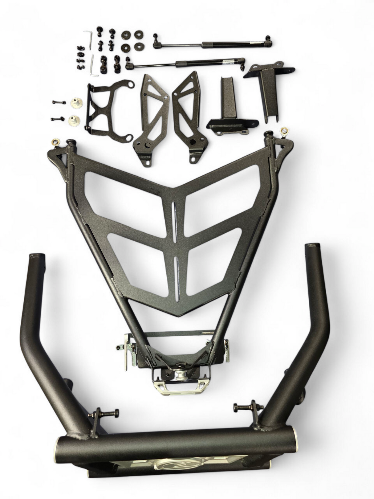 2022+ Polaris RZR Pro R Amp Rear Tire Rack Rear Bumper Combo www.elektricoffroad.com