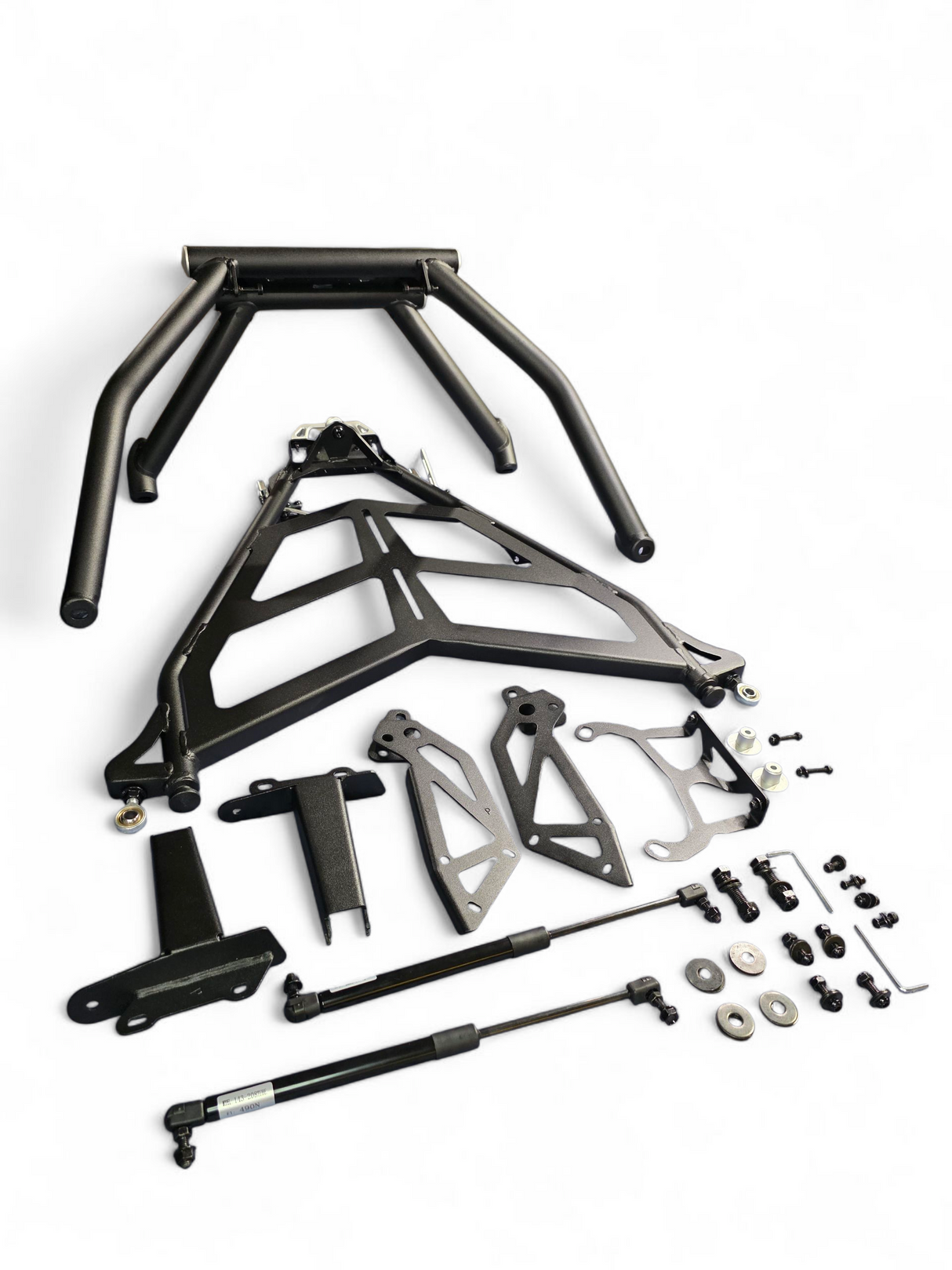 2022+ Polaris RZR Pro R Amp Rear Tire Rack Rear Bumper Combo www.elektricoffroad.com