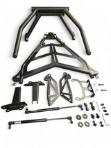 2022+ Polaris RZR Pro R Amp Rear Tire Rack Rear Bumper Combo www.elektricoffroad.com