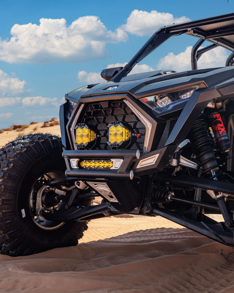 2022 + Polaris Pro R, Pro S, Turbo R Amp Front Bumper www.elektricoffroad.com