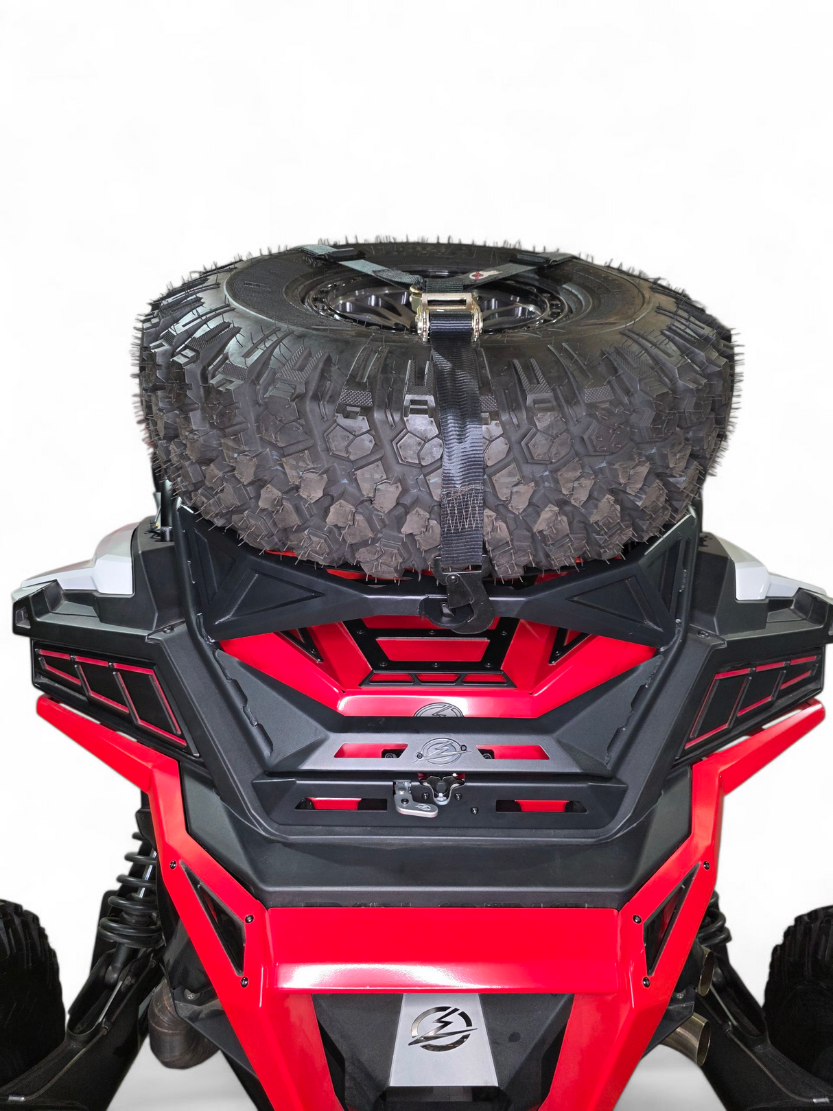 2020+ Polaris RZR Pro XP, 2022+ Pro R/Turbo R, 2025+ Pro R/Pro S Tire Rack www.elektricoffroad.com