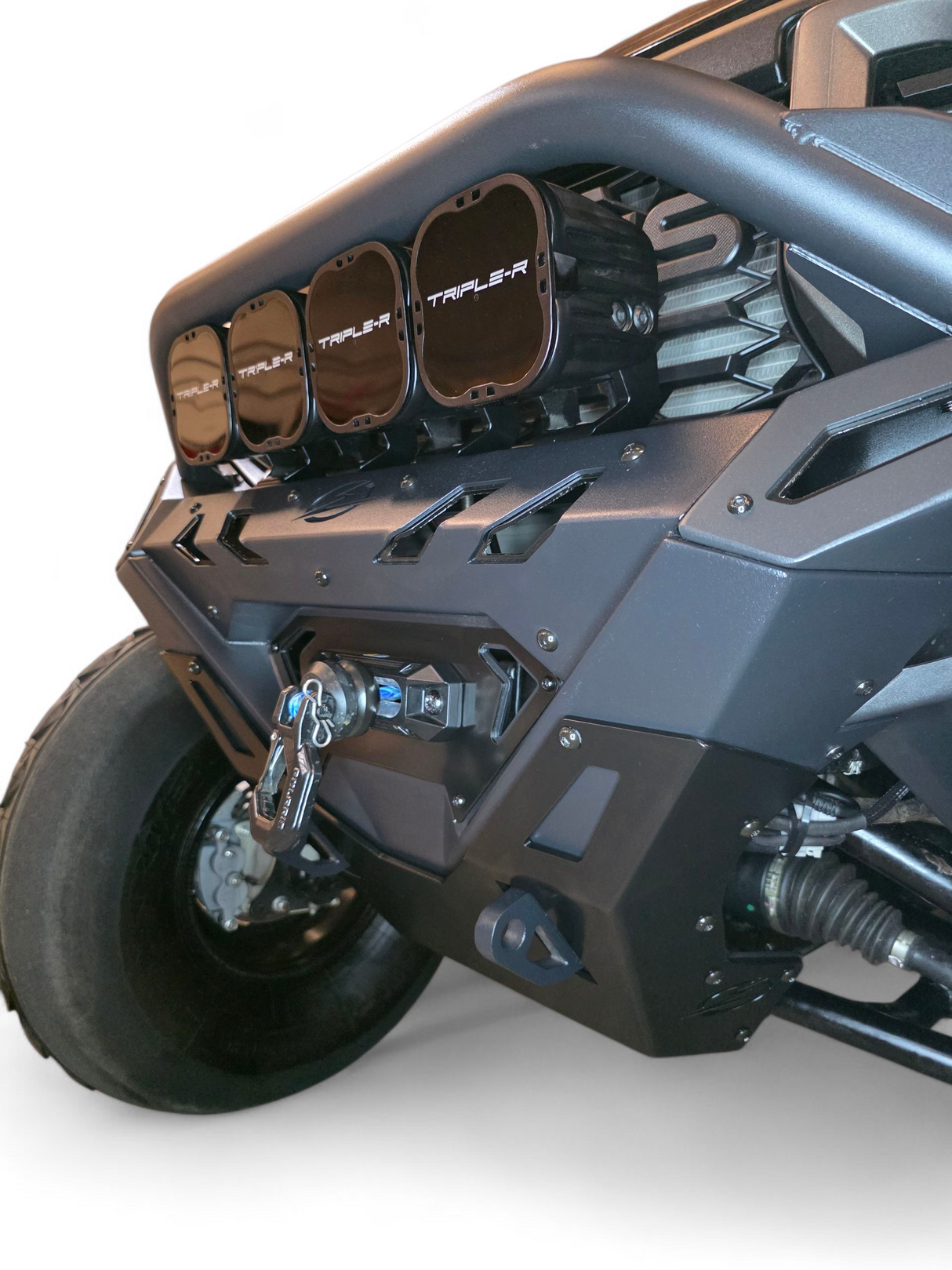 2024+ Polaris Ranger 1500 XD Volt Front Bumper www.elektricoffroad.com
