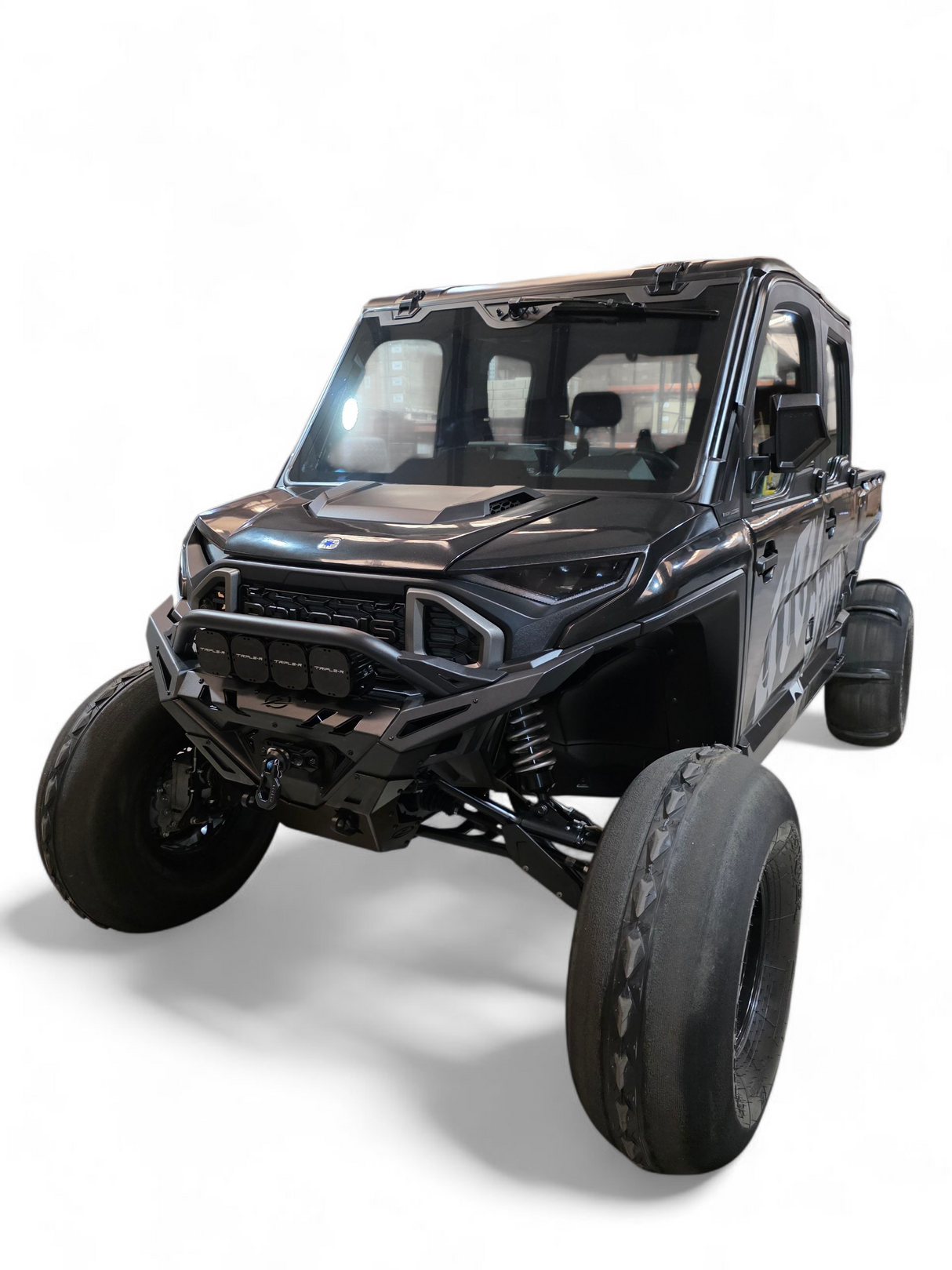 2024+ Polaris Ranger 1500 XD Volt Front Bumper www.elektricoffroad.com