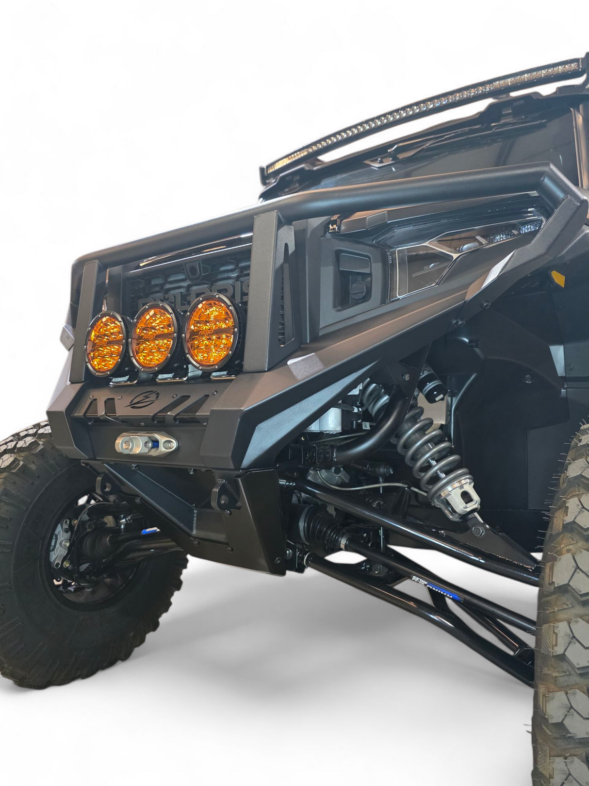 2024+ Polaris Xpedition HDX Front Winch Bumper with Brush Guard www.elektricoffroad.com