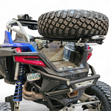 2022+ Polaris RZR Pro R Amp Rear Tire Rack Rear Bumper Combo www.elektricoffroad.com