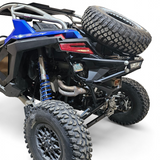 2022+ Polaris RZR Pro R Amp Rear Tire Rack Rear Bumper Combo www.elektricoffroad.com