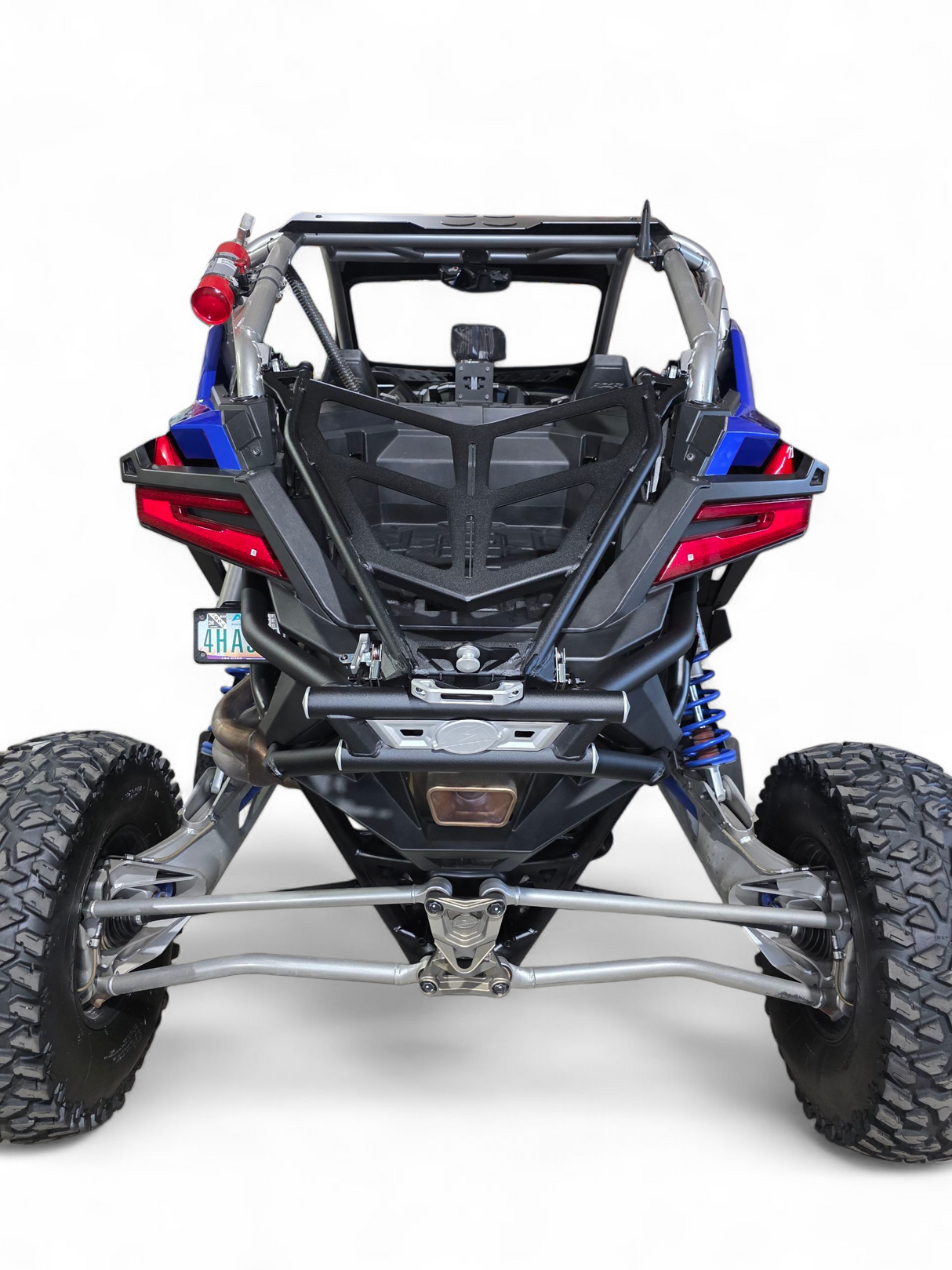 2022+ Polaris RZR Pro R Amp Rear Tire Rack Rear Bumper Combo www.elektricoffroad.com
