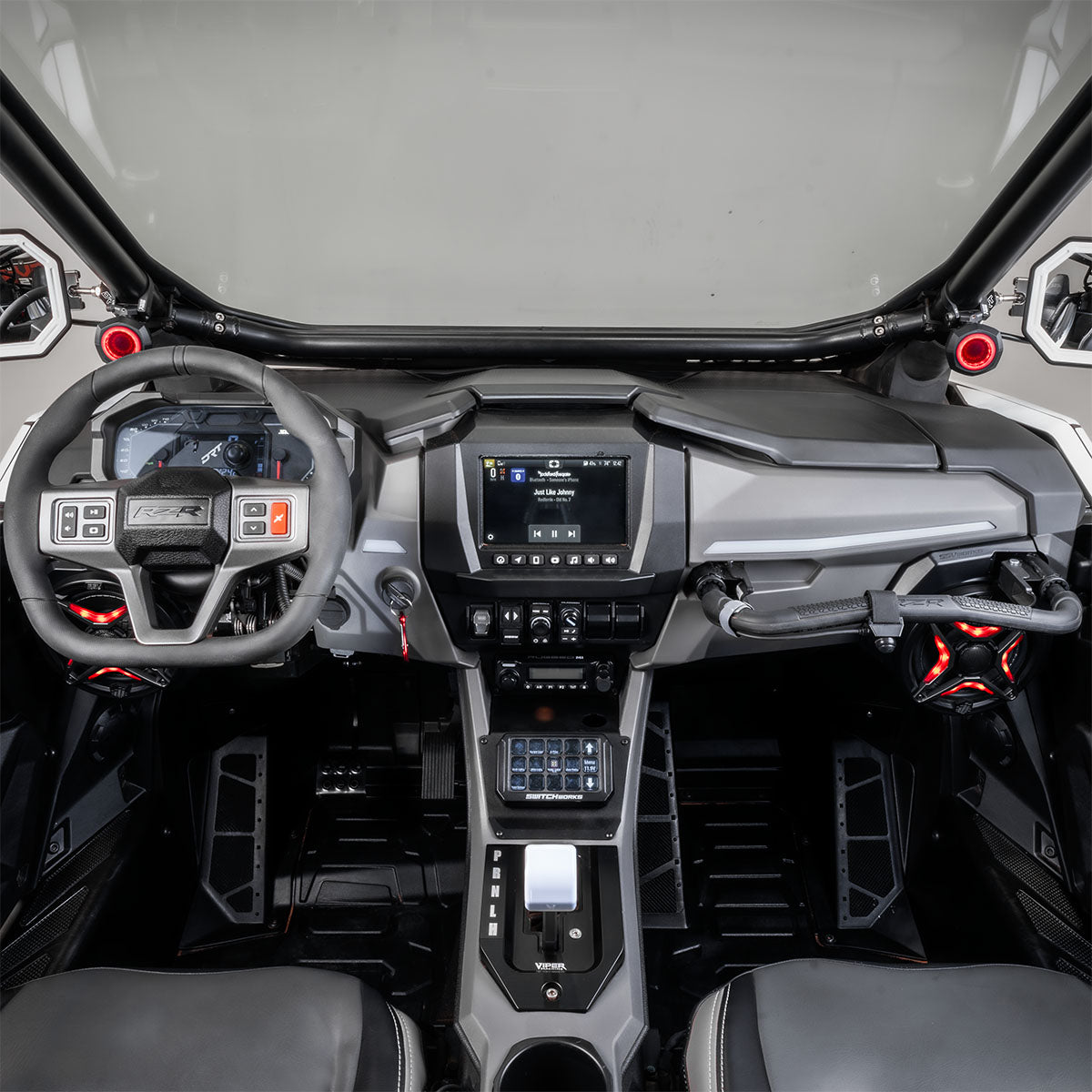 2025-2026 Polaris® RZR Pro R / Pro S / Pro XP Phase-5 V-Spec 7-Speaker Plug-&-Play Kit for Ride Command