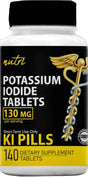 Potassium Iodide Tablets, 140 Tablets TekShack