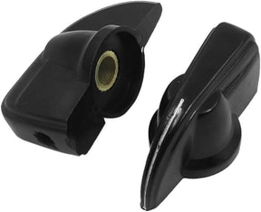 Potentiometer Knob: Black Chickenhead with Set Screw TekShack
