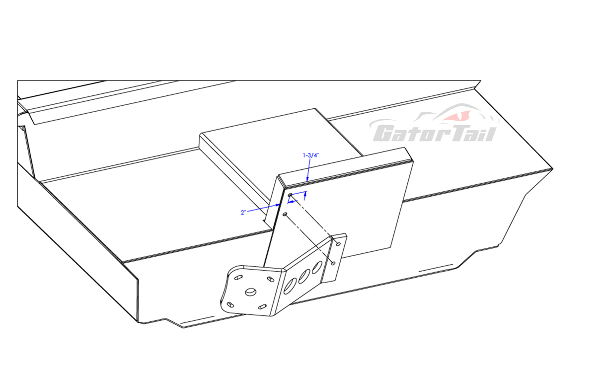 Powerpole Bracket Kit Gatortail