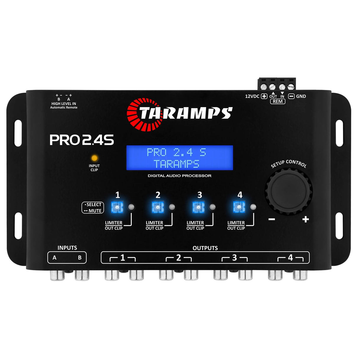 Taramps HD 3000 1 OHM + PRO 2.4S Car Amplifier & Processor COMBO Taramps USA