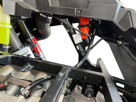 RPM Dual Baffle Polaris Pro R (4 Cyl) Oil Catch Can