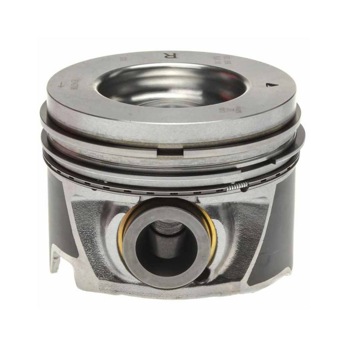 2006-2010 Duramax 6.6L Mahle Set of 4 Pistons w/ Rings Right Bank - .030 (224-3708WR.030)