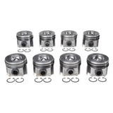 2003-2007 Powerstroke 6.0L Mahle Set of 8 Pistons w/ Rings - .010 (224-3503WR.010)