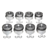 1994-2002 Powerstroke 7.3L Mahle Set of 8 Pistons w/ Rings - .030 (224-3163WR.030)