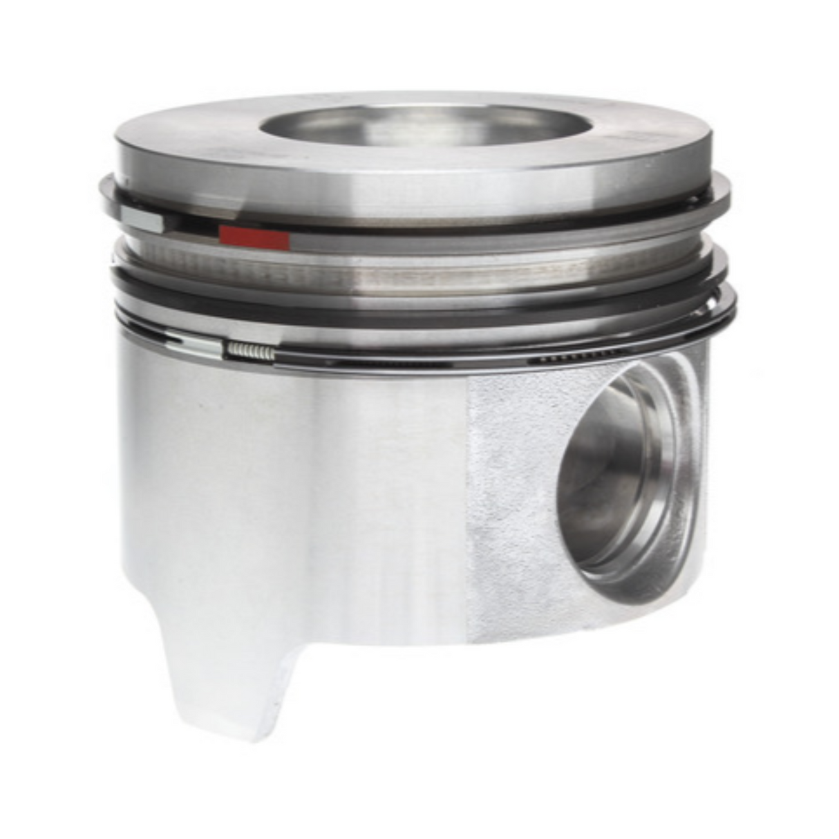 1994-2003 Powerstroke 7.3L Mahle Set of 8 Pistons w/ Rings - Standard - Reduced Compression (224-3409WR)