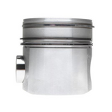 1994-1998 Cummins 5.9L Mahle Set of 6 Pistons w/ Rings - Standard - Top Ring 0.335" from Piston Top (224-3520WR)