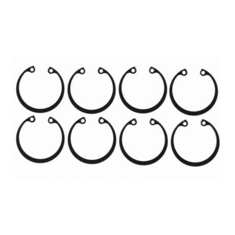 2006-2010 Duramax LLY/LBZ/LMM Mahle Set of 4 Pistons w/ Rings Left Bank - .020 (224-3709WR.020)