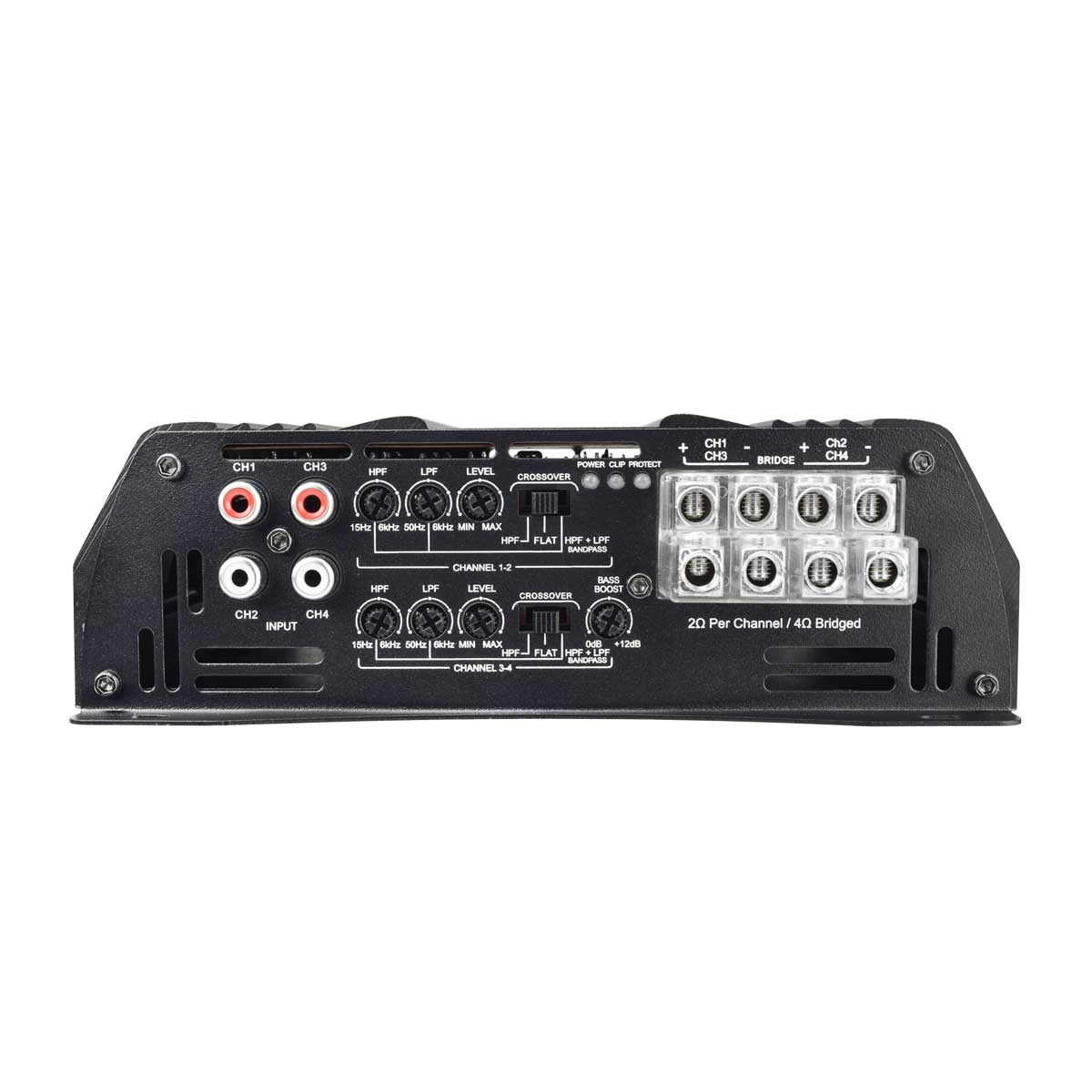 PRV Audio Q1200.4 2Ω Compact 4 Channel Mini Amplifier