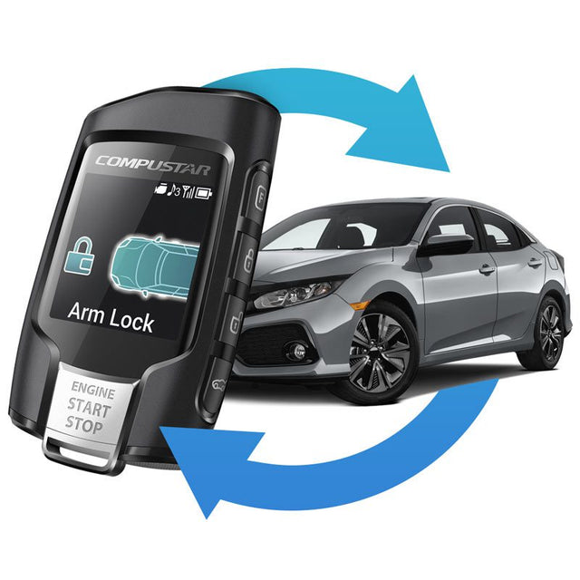 Compustar RFX-2WQ9-FM 2-Way LCD Remote Start & Security System with LTE