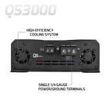 PRV QS3000 1 Ohm Amplifier PRV Audio