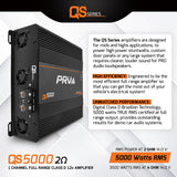 PRV QS5000 2 Ohm Amplifier PRV Audio