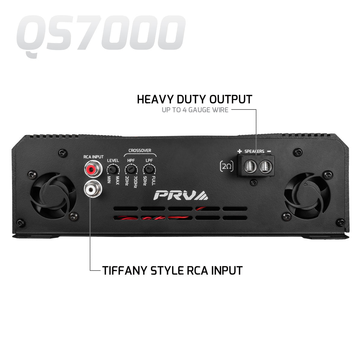 PRV QS7000 2 Ohm Amplifier PRV Audio