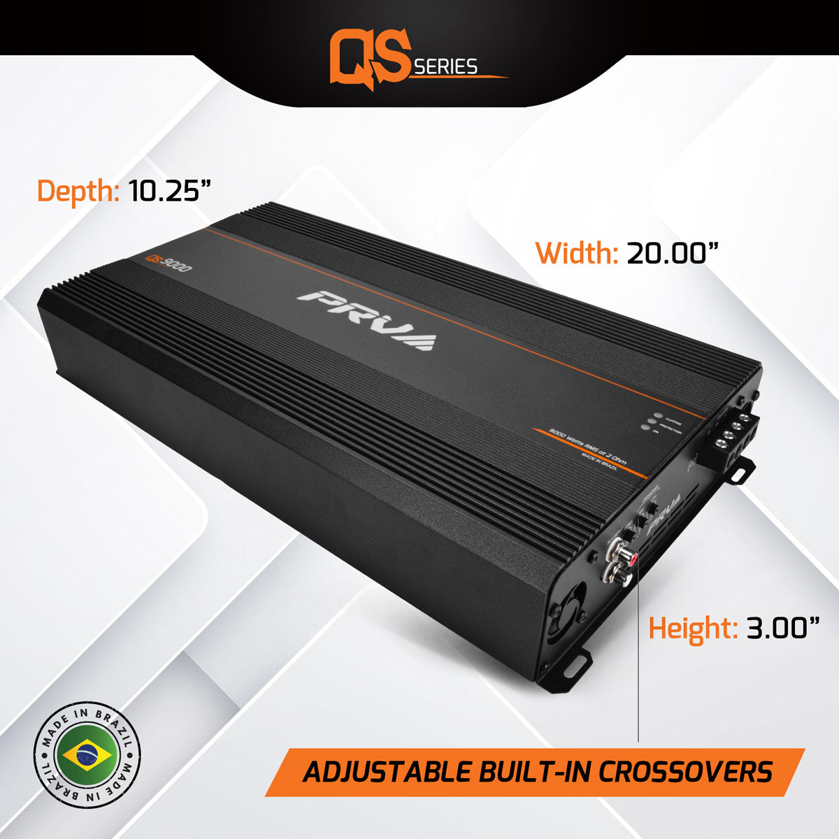 PRV QS9000 2 Ohm Amplifier PRV Audio