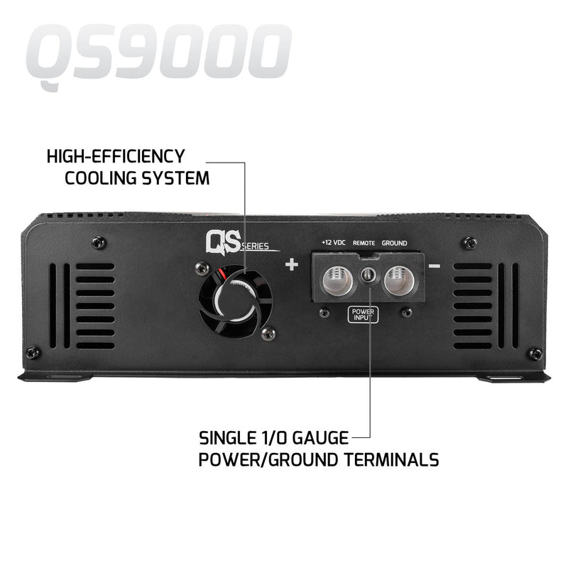 QS9000 1 Ohm - 1 Channel Full Range Amplifier PRV