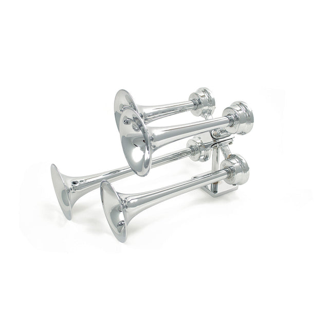 Strombos Chrome Quadruplex Nautical Horn HornBlasters