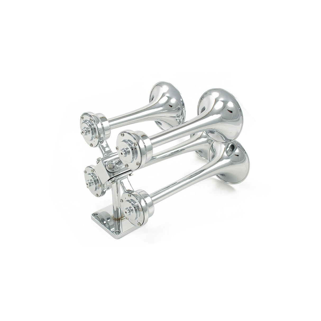 Strombos Chrome Quadruplex Nautical Horn HornBlasters