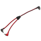 Ultra Flex 100% OFC RCA L Connector 1 Female/2 Male