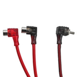 Ultra Flex 100% OFC RCA L Connector 1 Male/2 Female